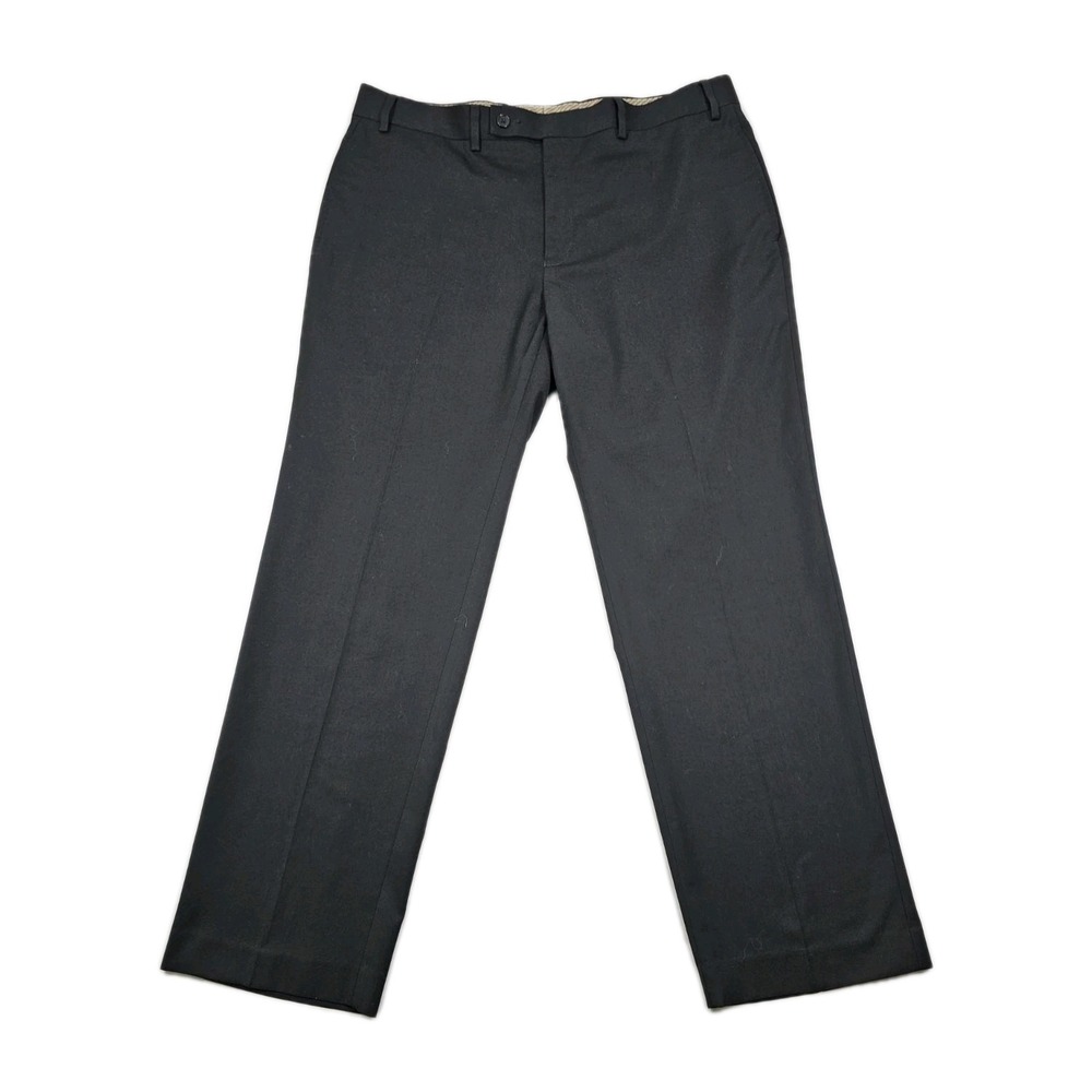 Lauren Ralph Lauren Classic Fit Double Pleated Mens Black Dress Pants 36x30